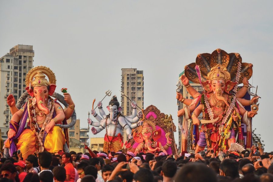Bombay, à l'heure de la fête de Ganesh