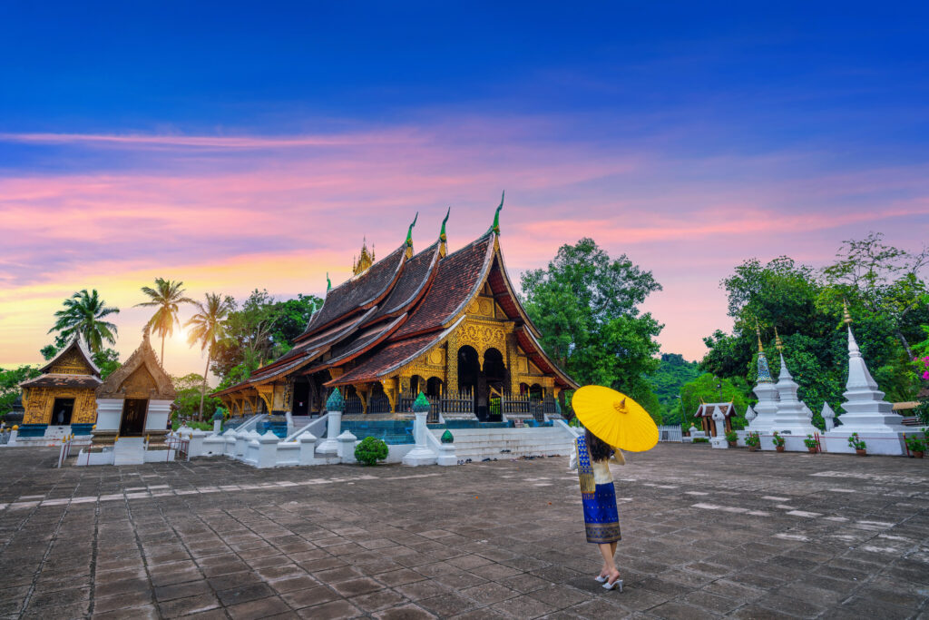 Golden City Temple à  Luang Prabang au Laos