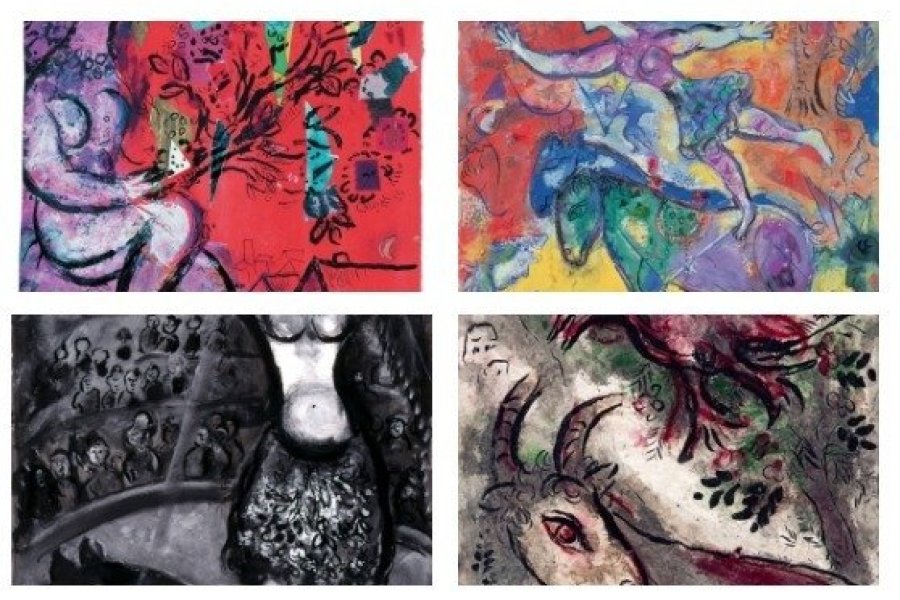 Chagall, du noir & blanc à la couleur, exposition à Aix-en-Provence