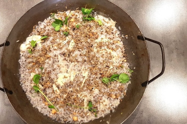 Risotto truffes et noisettes - © Laurent BOSCHERO