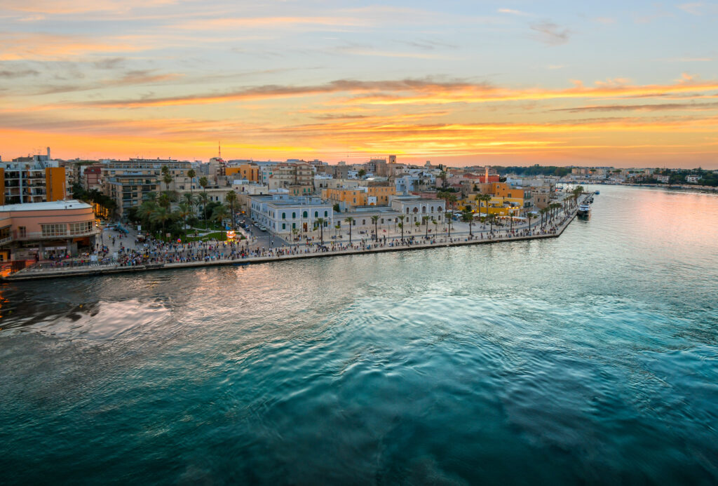 Vue sur Brindisi