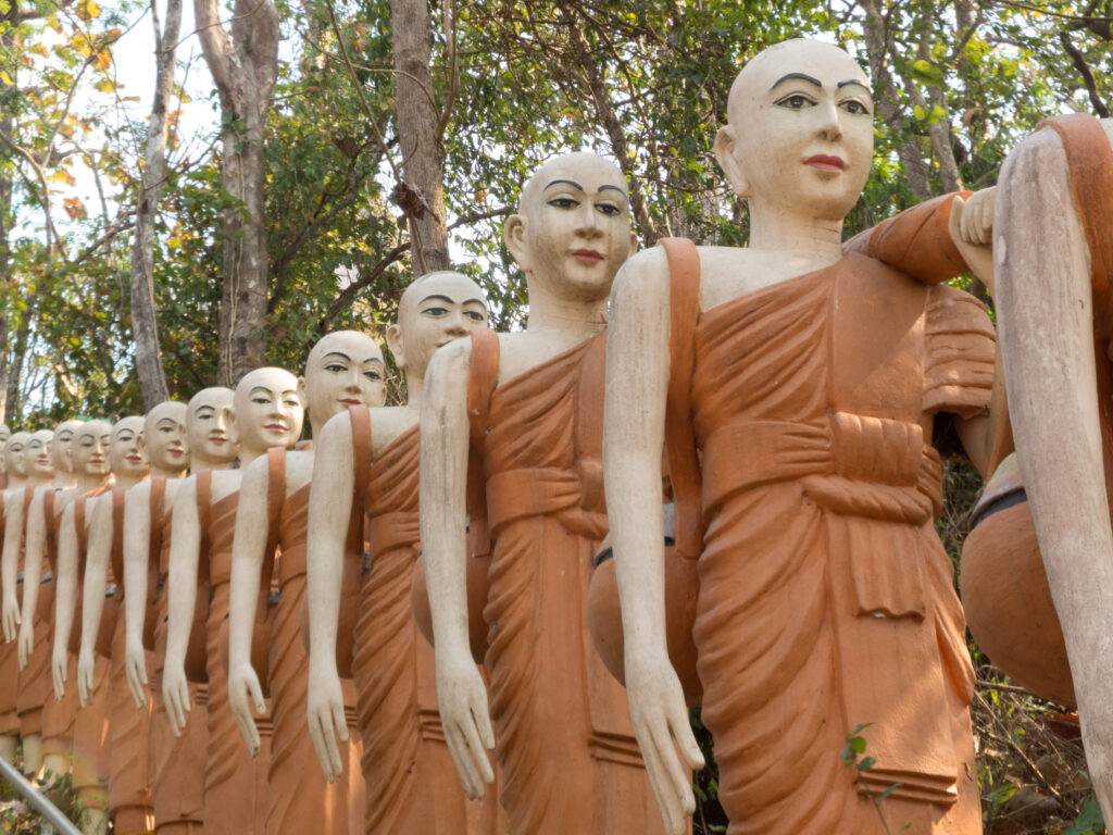 Ascension au temple de Phnom Sombok 