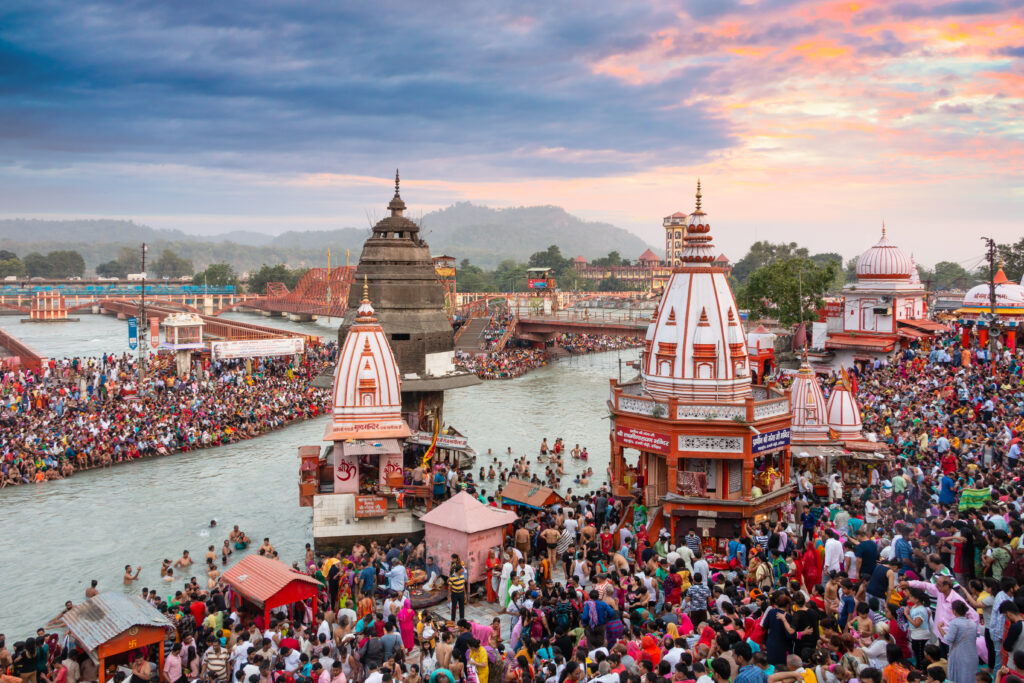 Vue sur Haridwar