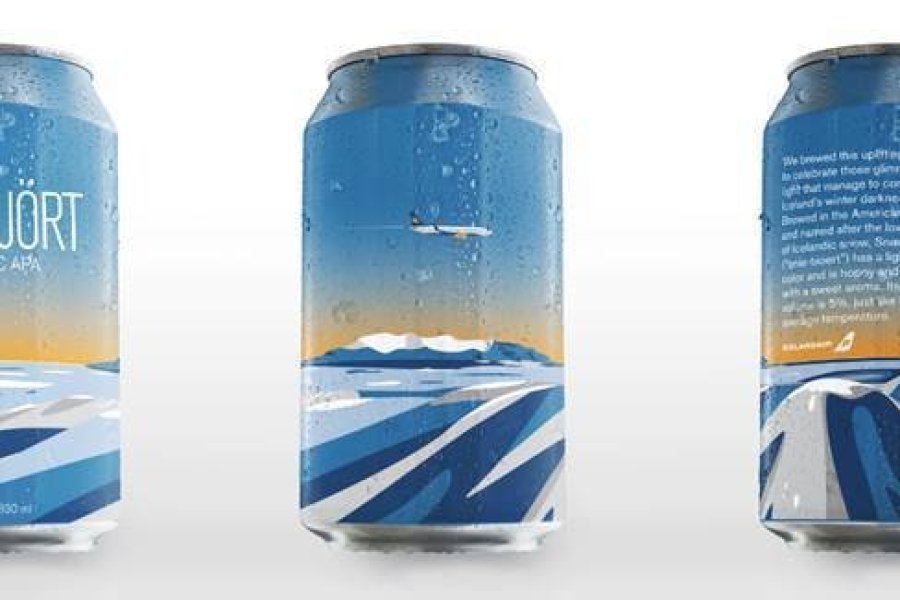 Icelandair ravive les papilles à 35 000 pieds d'altitude, avec sa nouvelle bière Pale Ale