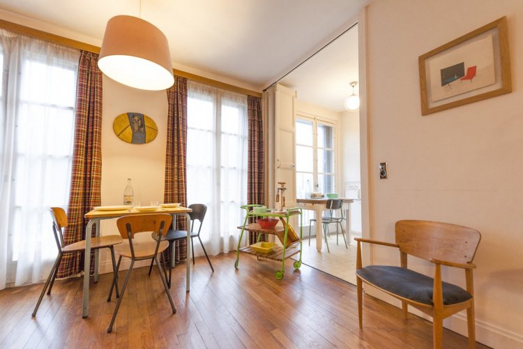 La salle à manger de l'appartement témoin Auguste Perret. - © Hilke Maunder - OTAH