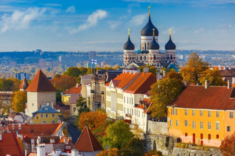 Vue aérienne de la Vieille-Ville de Tallinn - © Kavalenkava Volha