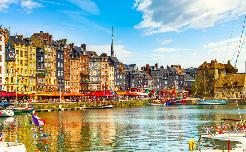 Port de Honfleur en Normandie 