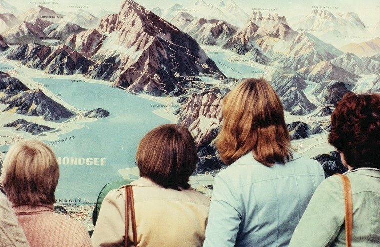 Salzburg 1977 Luigi Ghirri Collection privée. Courtesy Matthew Marks Gallery. - © Succession Luigi Ghirri