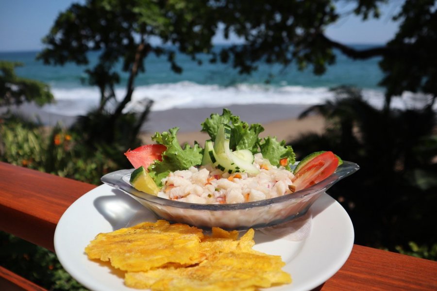 Ceviche - patacones