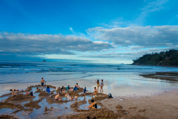 Hot Water Beach, Nouvelle-Zélande - © Fotos593 - Shutterstock.com