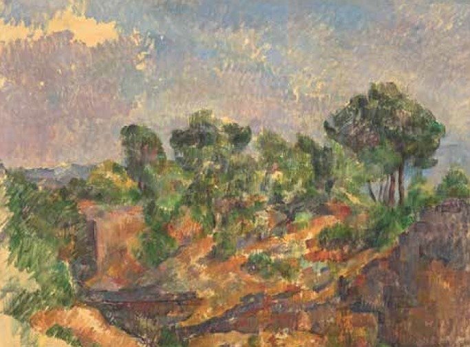 Paul Cézanne (1839-1906), Bibémus, vers 1894-1895, huile sur toile, 71,4 x 90,1 cm - © Solomon R. Guggenheim Museum, New York, Thannhauser Collection, don Justin K. Thannhauser
