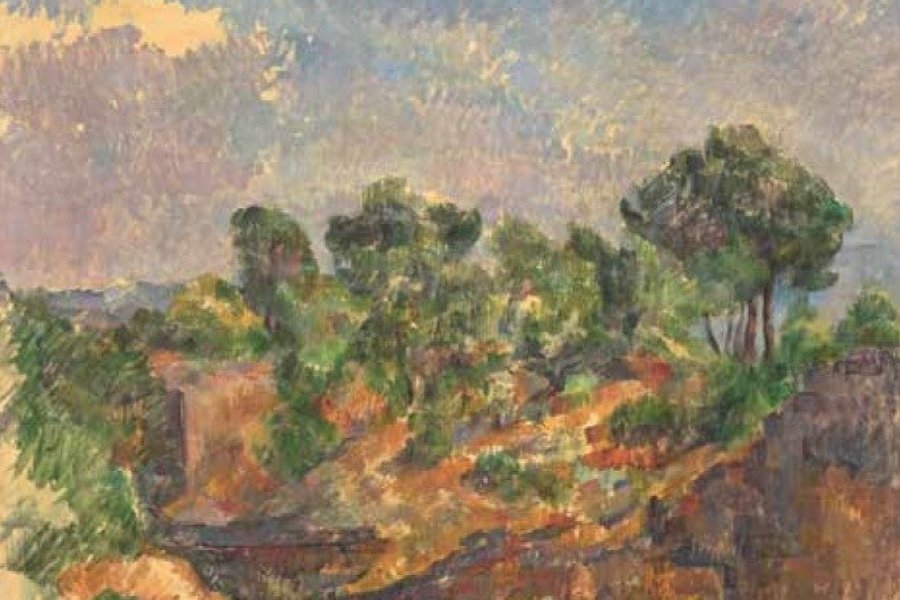 Paul Cézanne (1839-1906), Bibémus, vers 1894-1895, huile sur toile, 71,4 x 90,1 cm