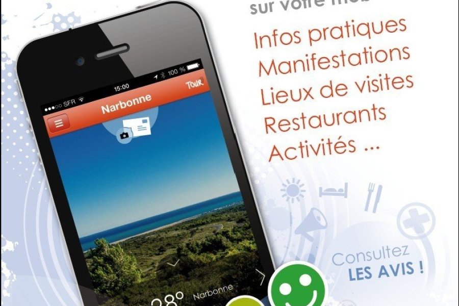 L'application Narbonne Tour