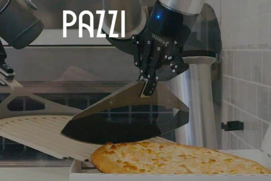 Manger une bonne pizza fabriquée par un robot, c'est possible à Montévrain !