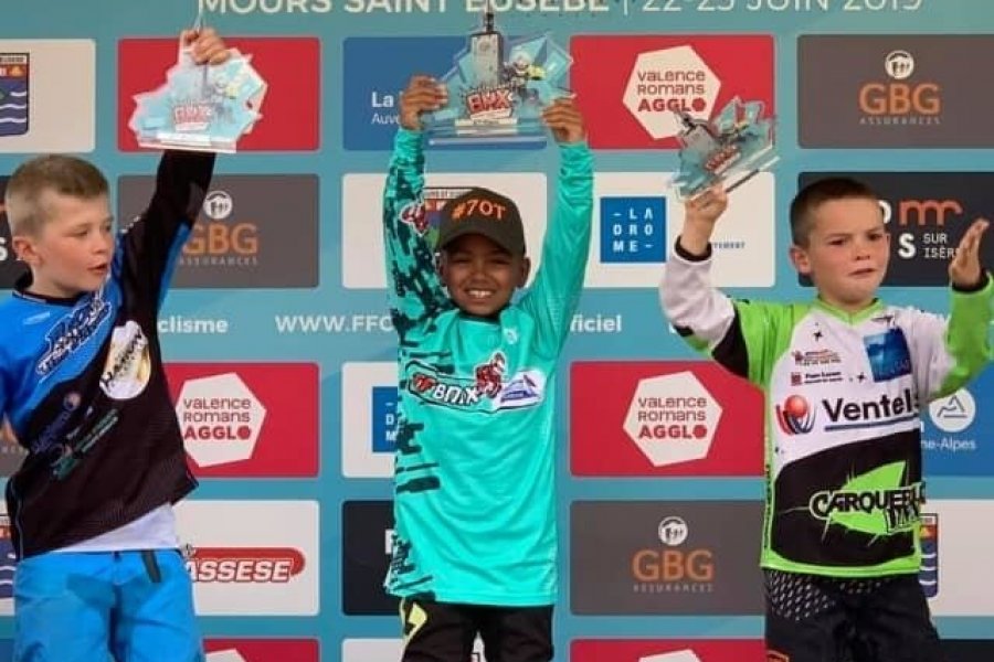 La Ciotat a son jeune champion de France de BMX Race