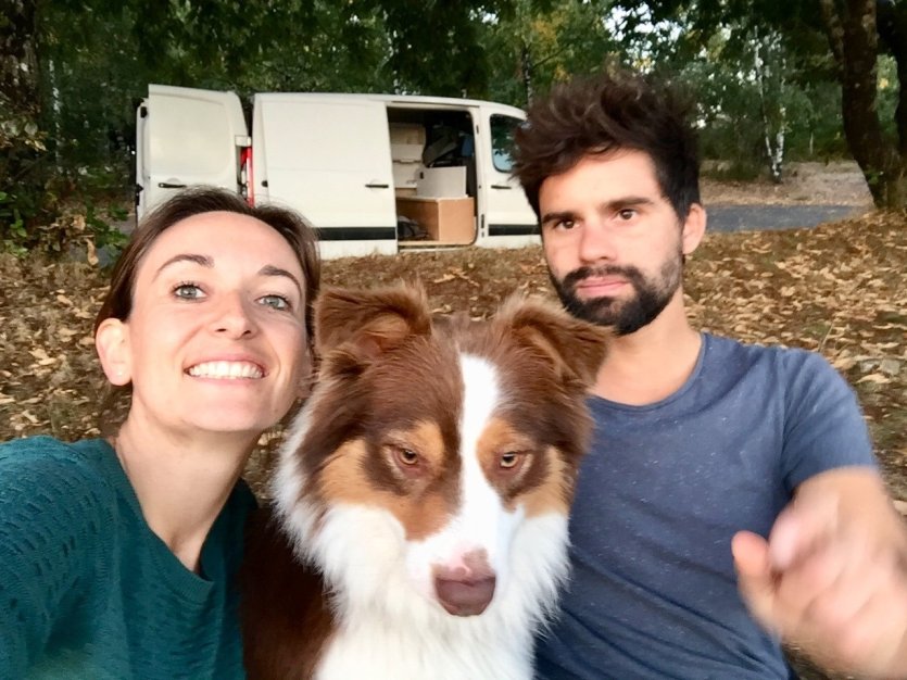 Marine, Damien et N'Lou - © Pieds et Pattes liés