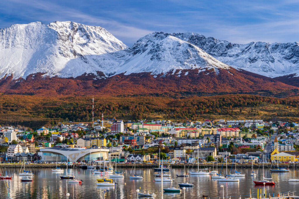 Vue sur Ushuaia en Terre de Feu 