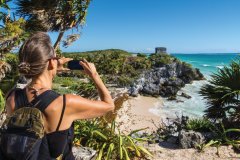 Tulum, plage et bronzette dans les Caraïbes du Mexique