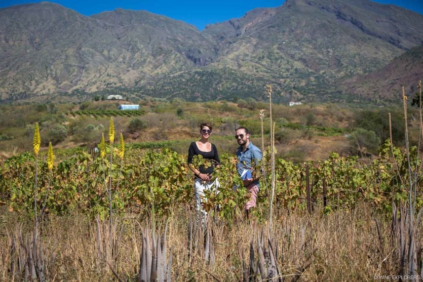 Cap-Vert, domaine maria Chaves, avec l’oenologue Christine Beisch - © Brice Garcin