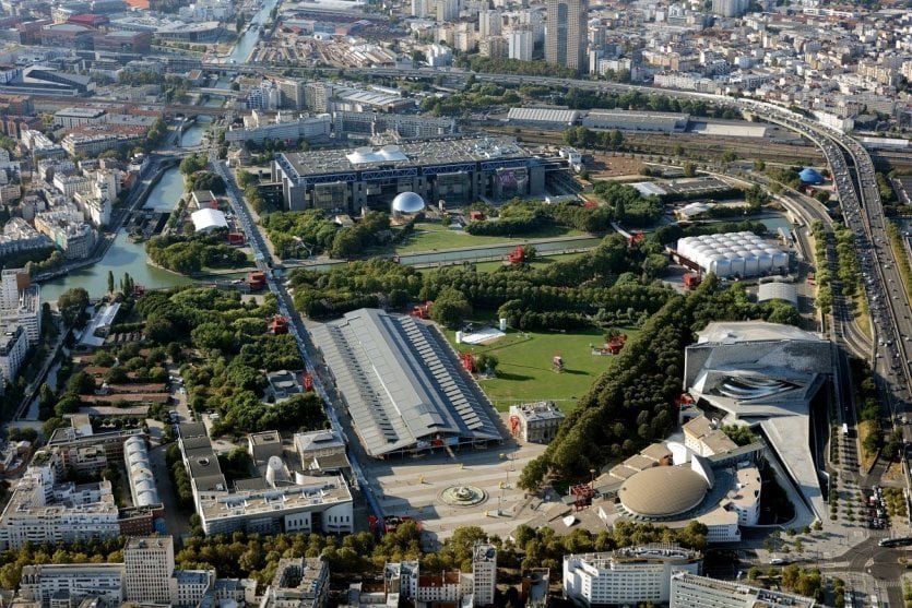 Ля парка. Парк-де-ла-Виллет в Париже. Парк ла Виллет. Парк ла Виллет (Parc de la Villette), Париж, Франция:. Бернард чуми парк ла Виллет.