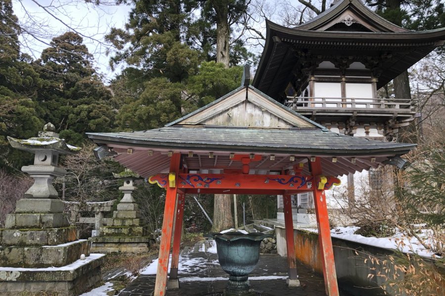 Entrée du santuaire au Mt Daisen