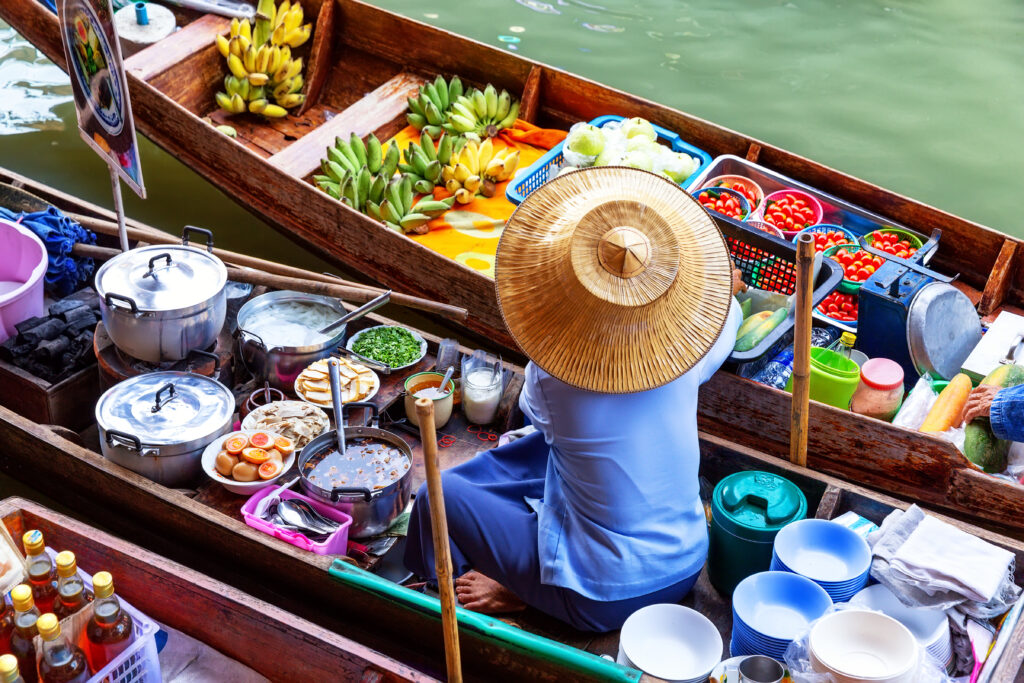 Marché flottant de Damnoen Saduak