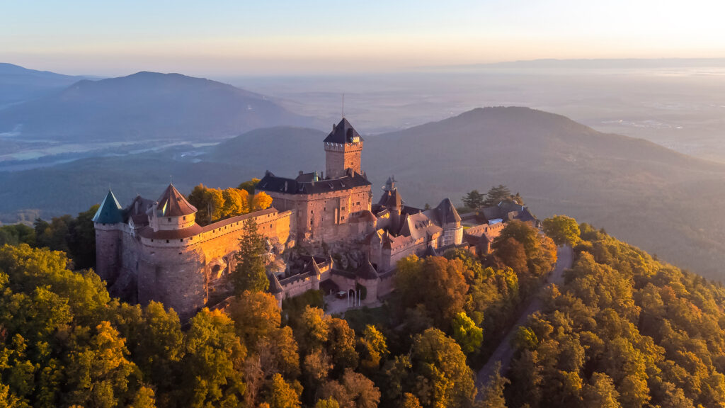 que visiter dans la région Grand-Est, château du Haut-Koenigsbourg