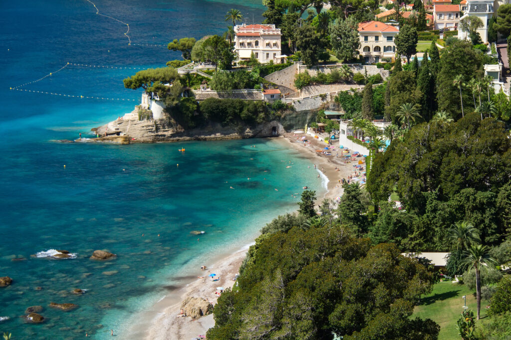 Plage du Buse à Roquebrune-Cap-Martin,