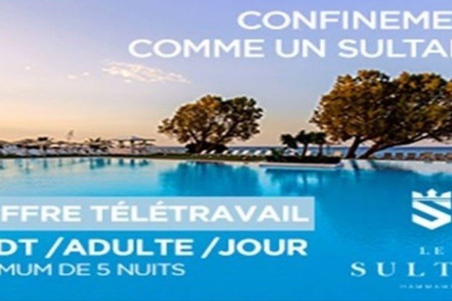 Tunisie : des chambres gratuites pour télétravailler dans un hôtel de luxe !