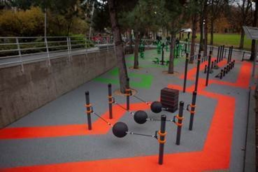 La Villette ouvre le plus grand espace de street workout de France