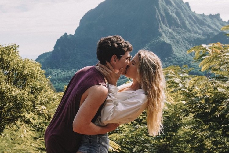 Meryl Denis et son fiancé Maxime à Tahiti - © Meryl Denis