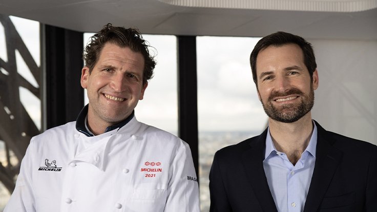Alexandre Mazzia et Gwendal Poullennec - © Michelin