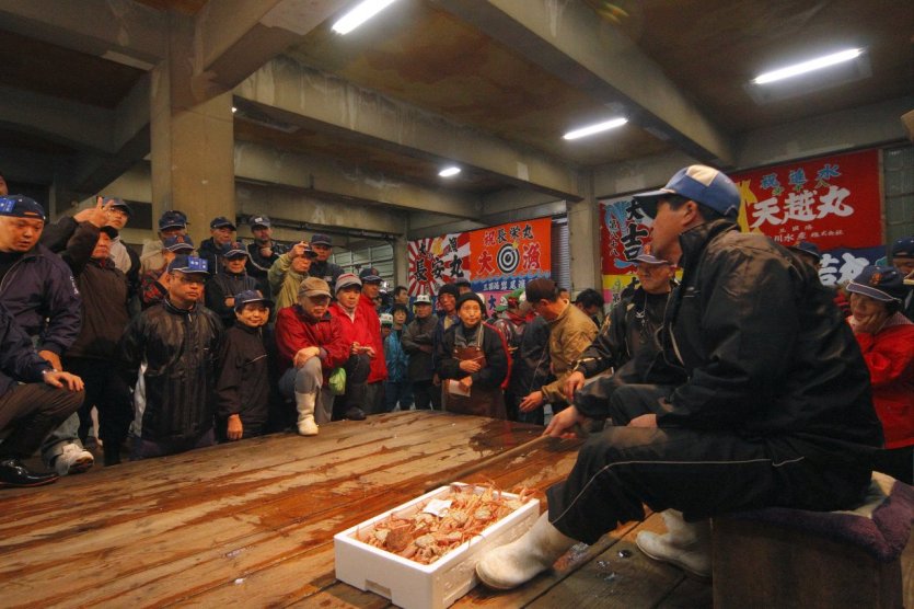Vente de crabes d'Echizen - © Fukui Prefectural Tourism Federation