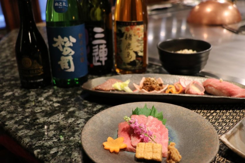 Boeuf Omi et Saké local - © Bureau des visiteurs de Biwako