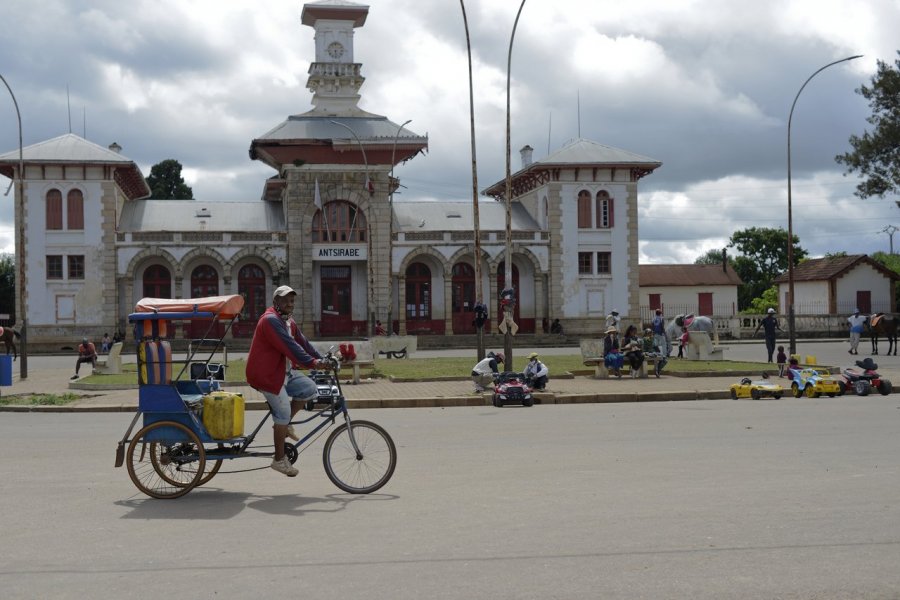 Dans la ville d'Antsirabe.