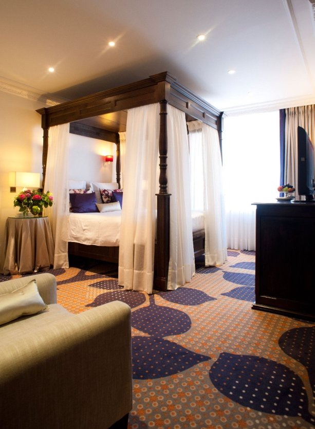 Une des magnifique chambre de cet hôtel unique - © prinsenhof