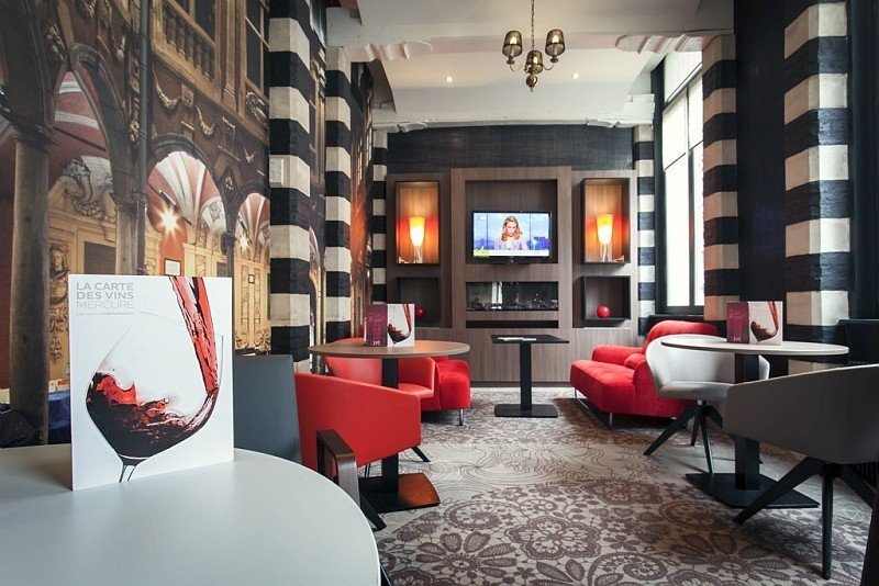 Lobby de l'hôtel Mercure Lille Centre Grand-Place - © DR
