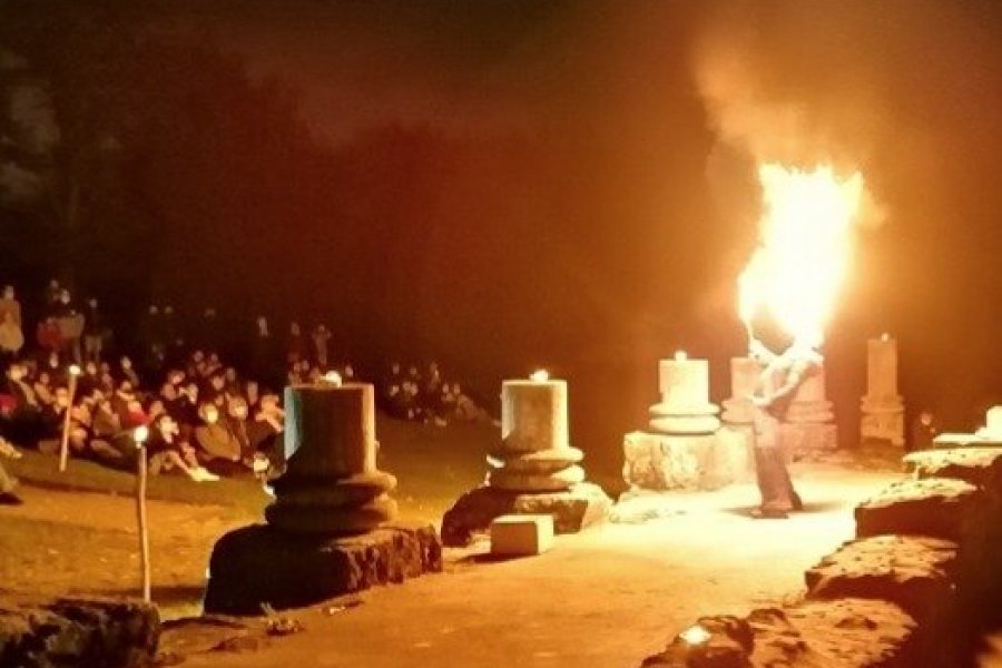 Soirée sur le thème du feu au musée départemental de Vieux-la-Romaine