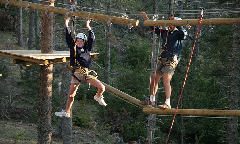 Accrobranche à La Molina - © Patronat Comarcal de Turisme de la Cerdanya