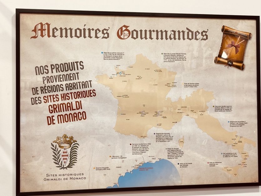 gusano Pisoteando Peregrino Mémoires gourmandes, una tienda de delicatessen enclavada en la Roca :  Monaco