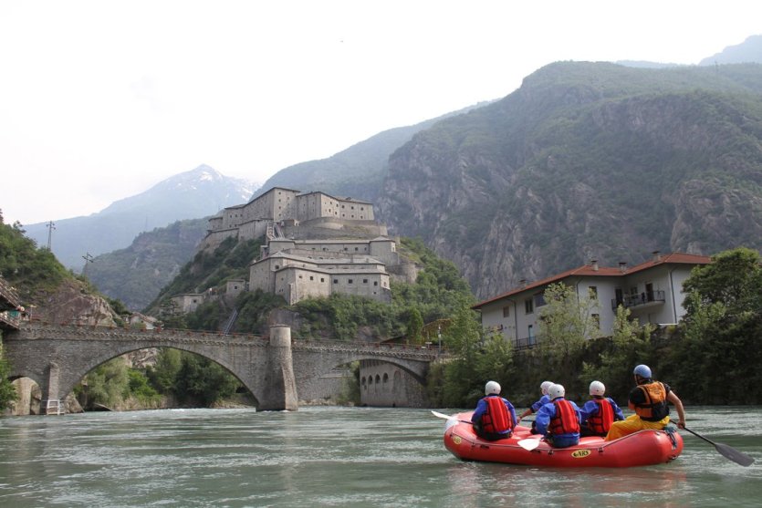 Rafting Forte Bard - © Forte di Bard