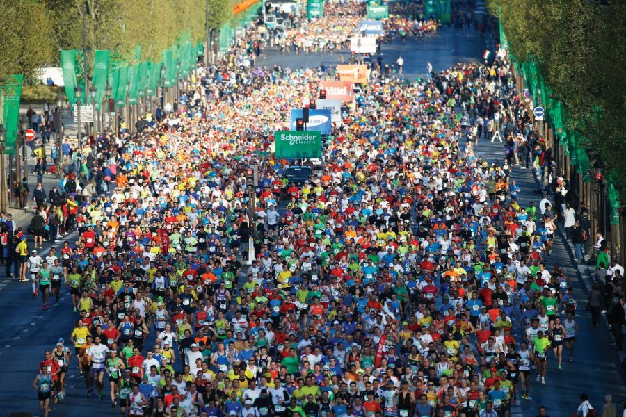 Marathon de Paris... pas vraiment en 2h05 !!! Mais quel bonheur !