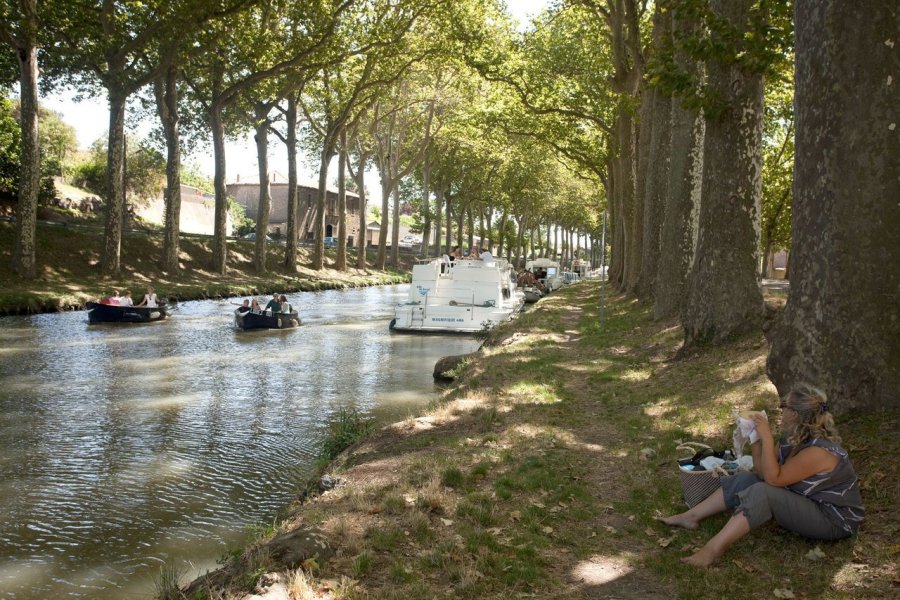 Canal du Midi à Trèbes.