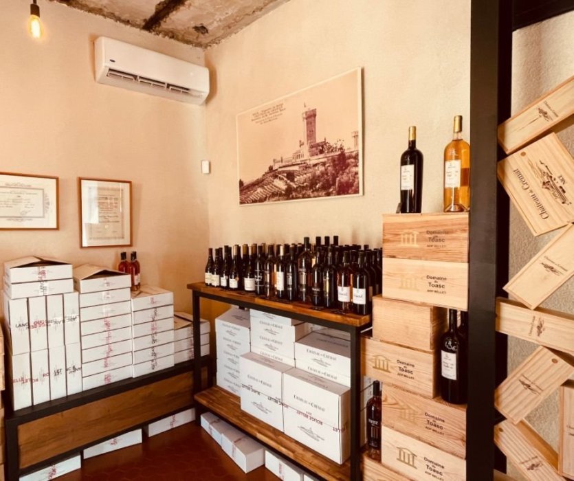 La boutique du château de Crémat - © Isabelle DREZEN