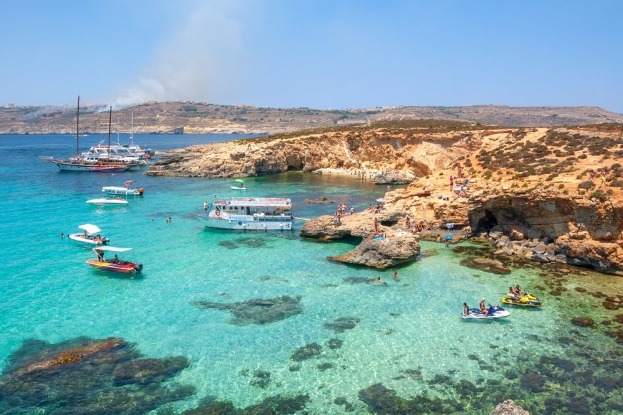 Lors de son séjour linguistique, l'île de Comino est à découvrir.