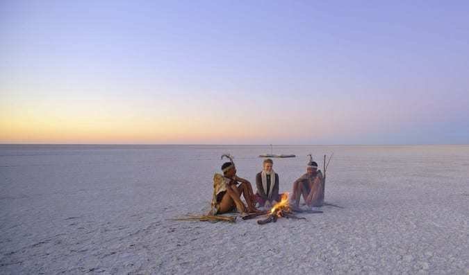 Makgadikgadi salt pan-Botswana - © DR