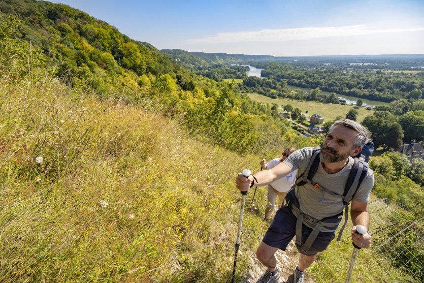 Randonneepedestre dans l'Eure - © ADT de l'Eure, JF Lange