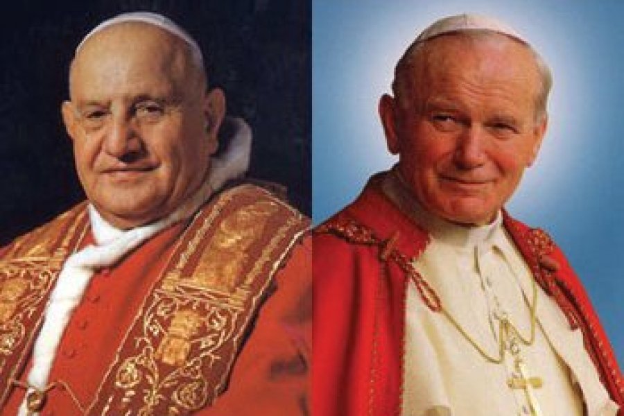 La Canonisation des Papes Jean XXIII et JEAN PAUL II