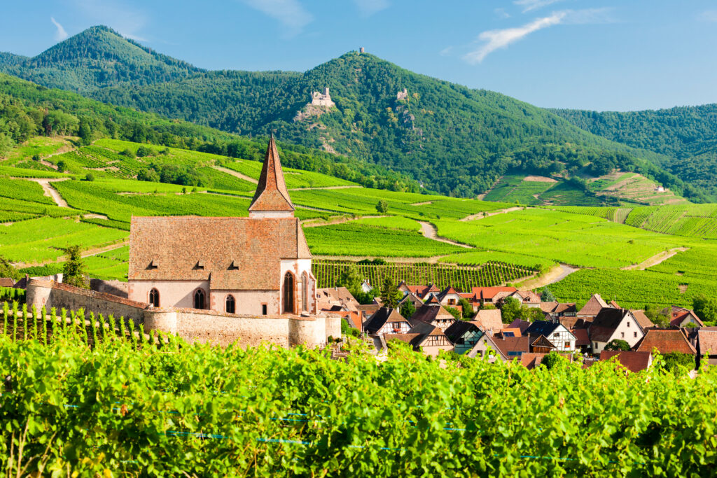 Le village de Hunawihr en Alsace