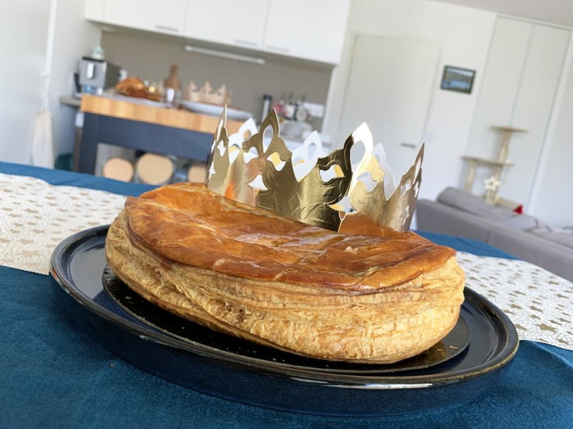 La galette des rois aux pommes de la pâtisserie L'attrape-douceurs à Rennes - © Laëtitia STEIMETZ